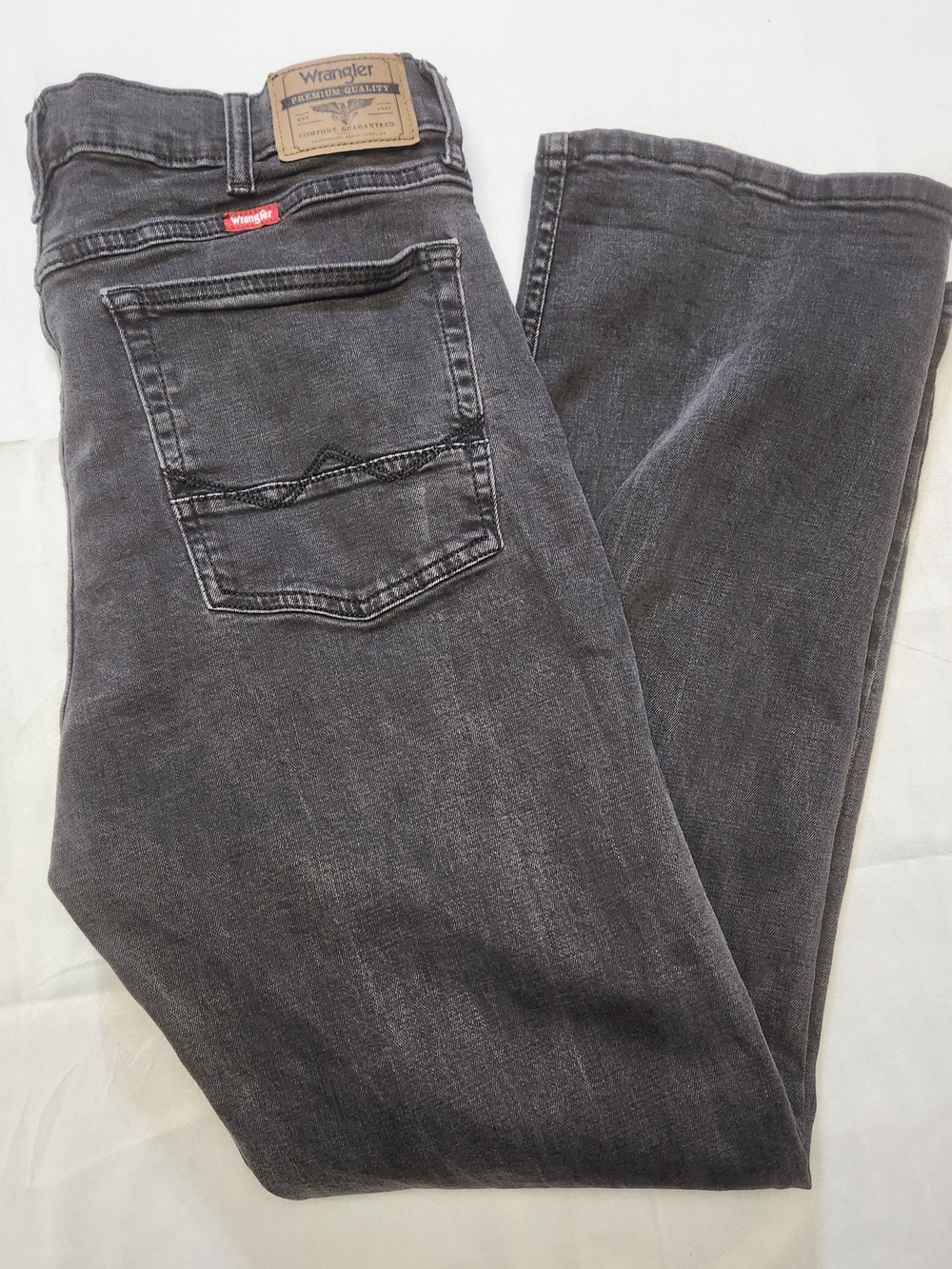 Wrangler Men's Relaxed Bootcut Jeans - Faded Black 34x30